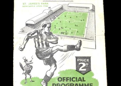 Derby v Newcastle 13.11.1948