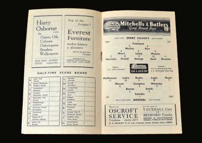 Derby v Arsenal 27.12.1948
