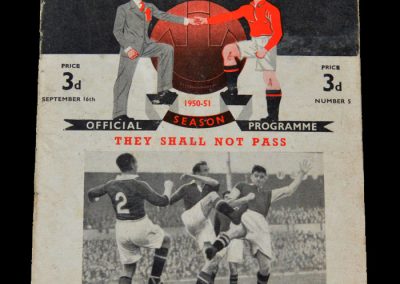 Man Utd v Charlton 16.09.1950