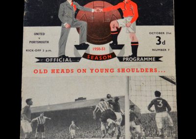 Man Utd v Portsmouth 21.10.1950