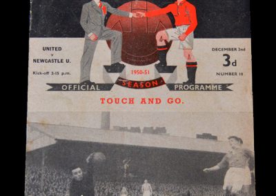 Man Utd v Newcastle 02.12.1950