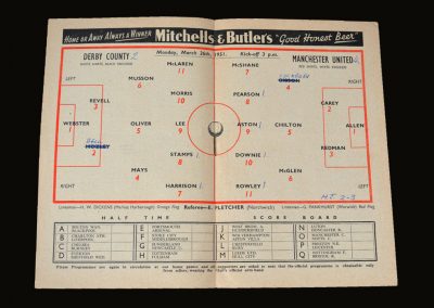 Man Utd v Derby 26.03.1951