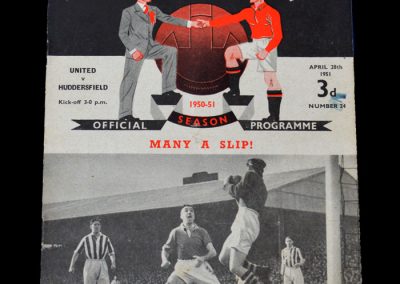 Man Utd v Huddersfield 28.04.1951