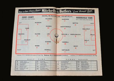 Derby v Huddersfield 04.11.1950