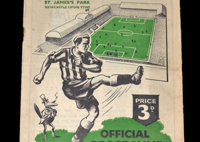 Newcastle v Blackpool 28.10.1950