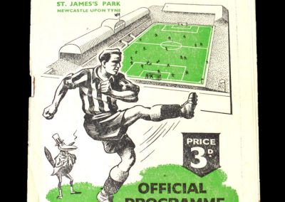 Newcastle Reserves v Blackpool Reserves 04.11.1950