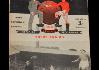 Newcastle v Man Utd 02.12.1950