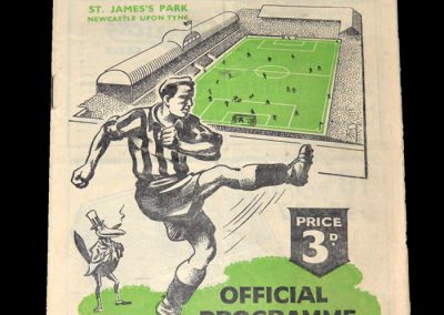 Newcastle Reserves v Sheff Utd Reserves 03.03.1951