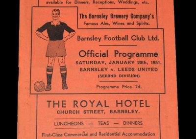 Barnsley v Leeds 20.01.1951