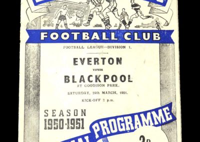 Everton v Blackpool 24.03.1951