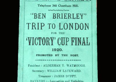 Aston Villa v Huddersfield 24.04.1920 - FA Cup Final Tour