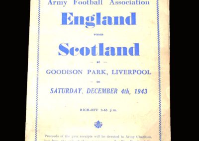 England v Scotland 04.12.1943 (Army Match) 2-2