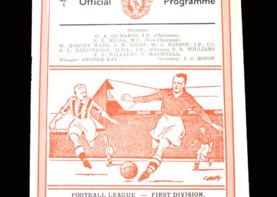Man Utd v Liverpool 23.08.1950