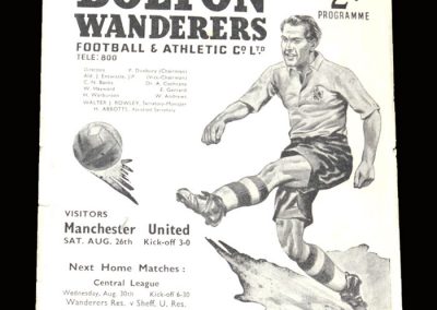 Man Utd v Bolton 26.08.1950