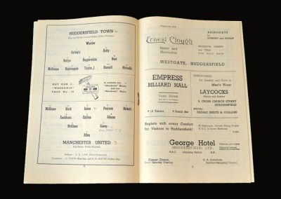 Man Utd v Huddersfield 09.12.1950