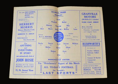 Man Utd v Burnley 24.03.1951