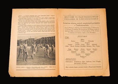 Czechoslovakia v England 30.05.1957 (both goals in a 2-0 win for the Under23's)
