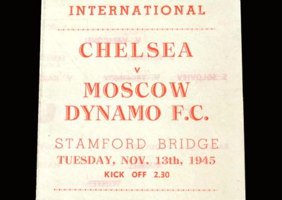 Chelsea v Dynamo 13.11.1945 (pirate)