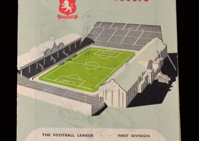 Man Utd v Aston Villa 20.09.1952
