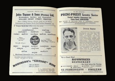 Man Utd v Preston 18.10.1952