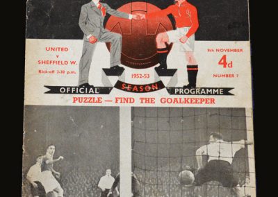 Man Utd v Sheff Wed 08.11.1952