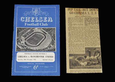 Man Utd v Chelsea 20.12.1952