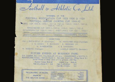 Man Utd v Bolton 24.01.1953