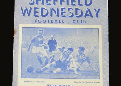 Man Utd v Sheff Wed 28.03.1953