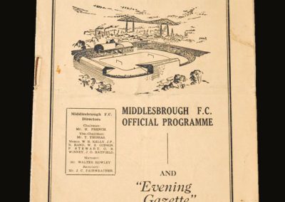 Man City v Middlesbrough 13.09.1952