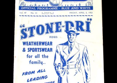 Man City v Sheff Wed 03.04.1953