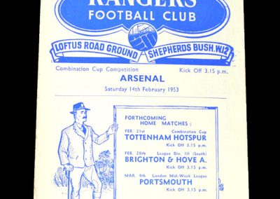 Arsenal v QPR 14.02.1953
