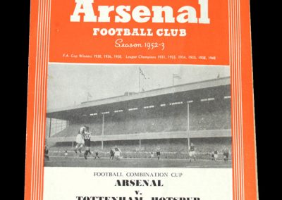 Arsenal v Spurs 22.04.1953