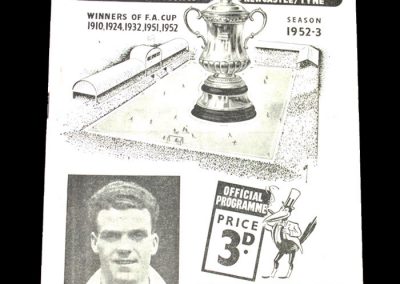Newcastle v Sheff Wed 20.12.1952