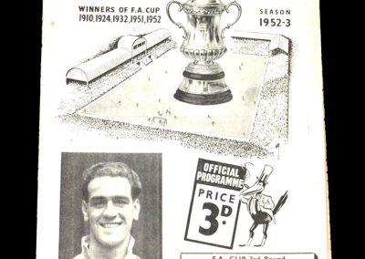 Newcastle v Swansea 10.01.1953 FA Cup 3rd Round (abandoned)