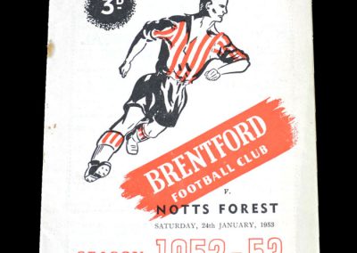 Brentford v Notts Forest 24.01.1953