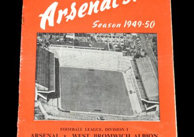 Arsenal v West Brom 14.09.1949