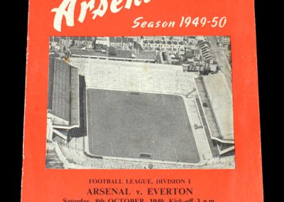 Arsenal v Everton 08.10.1949