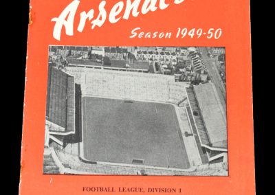 Arsenal v Blackpool 22.10.1949
