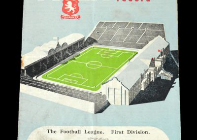 Arsenal v Aston Villa 26.11.1949
