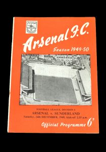 Arsenal v Sunderland 24.12.1949