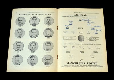 Arsenal v Man Utd 27.12.1949