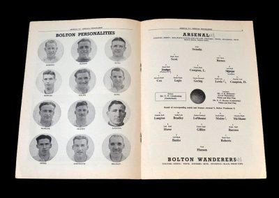 Arsenal v Bolton 21.01.1950