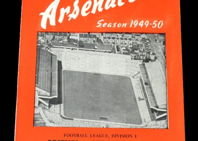 Arsenal v Middlesbrough 08.03.1950