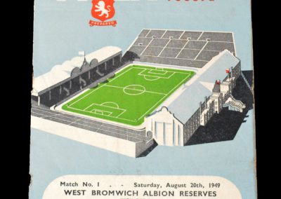 Derby v Aston Villa 23.08.1949