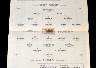 Derby v Burnley 14.01.1949