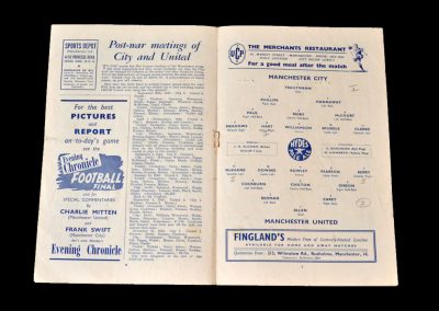 Man City v Man Utd 15.09.1951