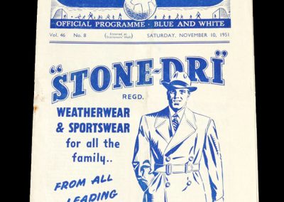 Man City v Middlesbrough 10.11.1951