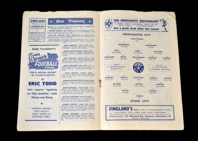 Man City v Stoke 08.12.1951