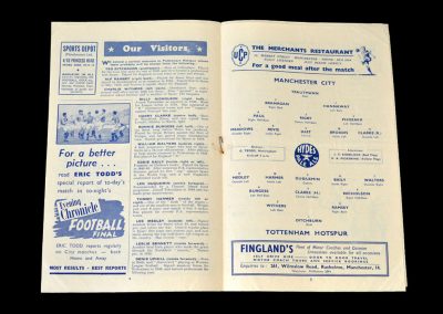 Man City v Spurs 16.02.1952