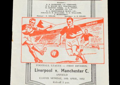 Man City v Liverpool 14.04.1952